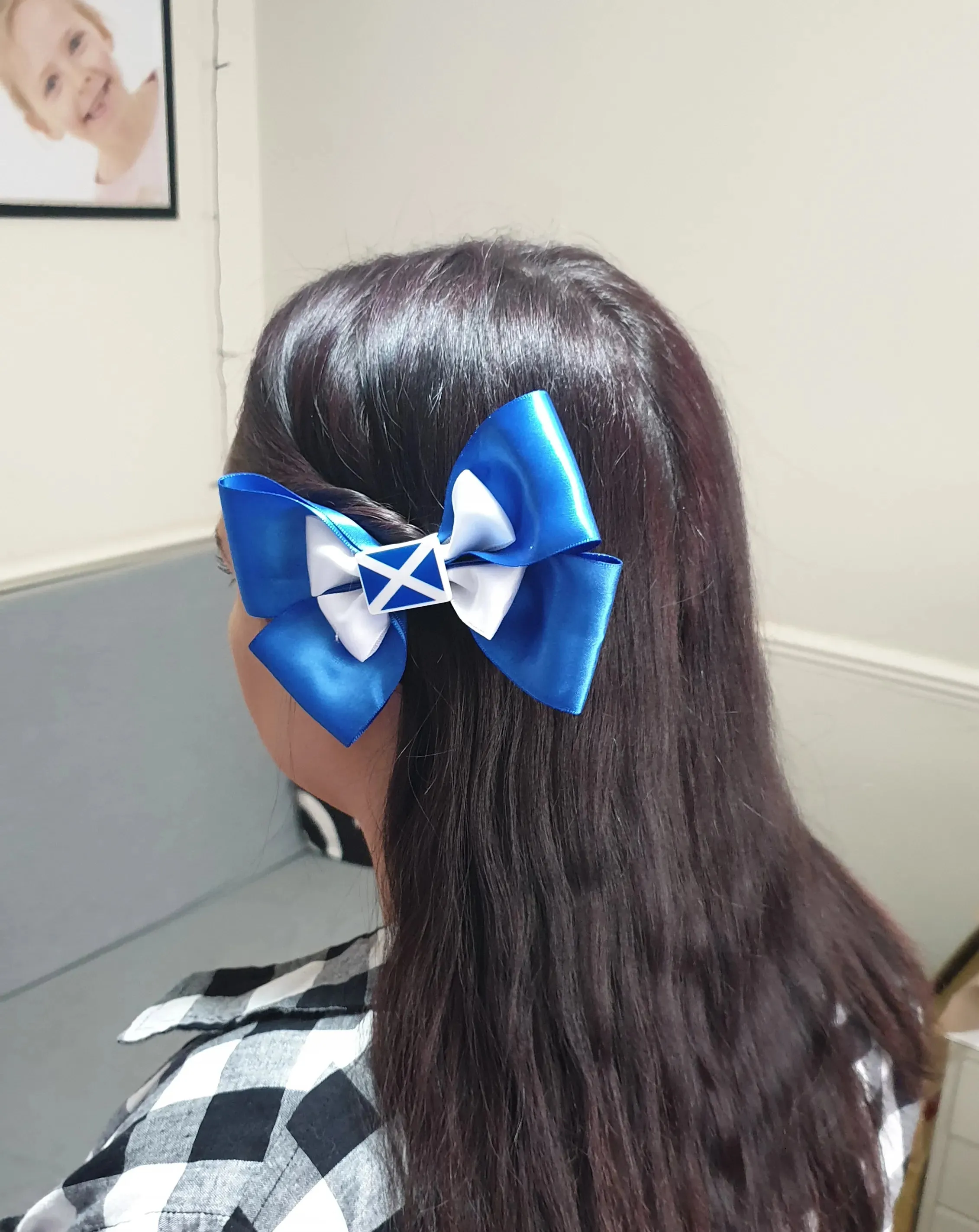 Saltire Inspired Hair Bows