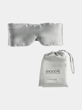 Silk Velcro Eye Mask, Grey