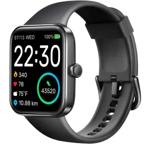 SKG Smart Watch Fitness Tracker with 5ATM Swimming Waterproof