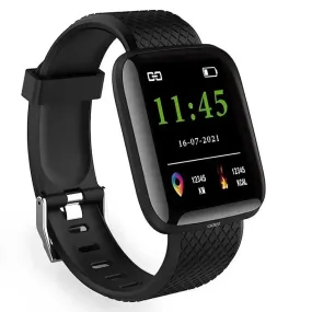 Smart Watch - ID116 Plus Smart Bracelet Fitness Tracker Color Screen Smartwatch Heart Rate Blood Pressure Pedometer Sleep Monitor