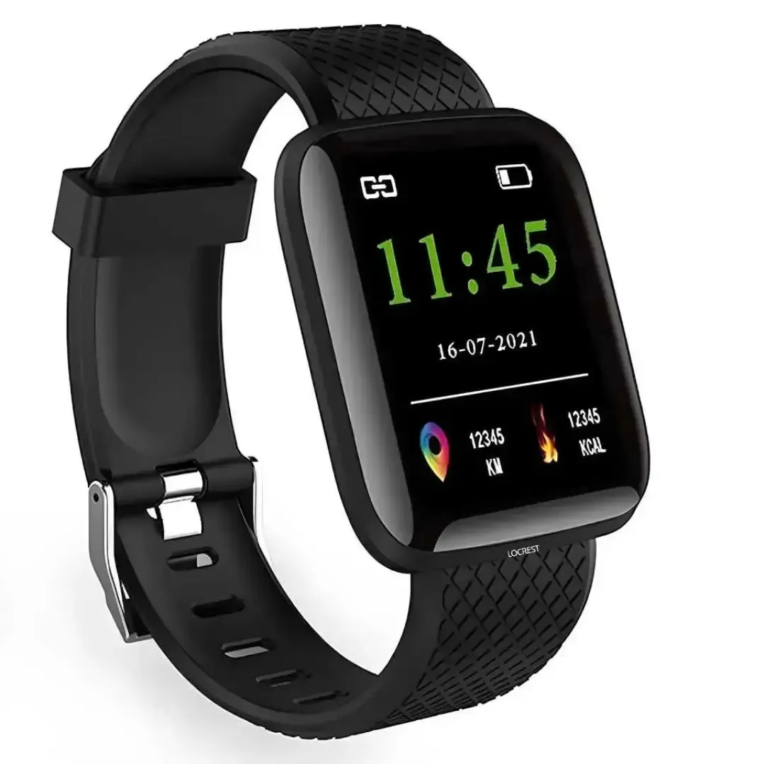 Smart Watch - ID116 Plus Smart Bracelet Fitness Tracker Color Screen Smartwatch Heart Rate Blood Pressure Pedometer Sleep Monitor