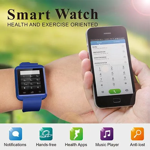 Smart Watch with Pedometer and Sleep Monitor
