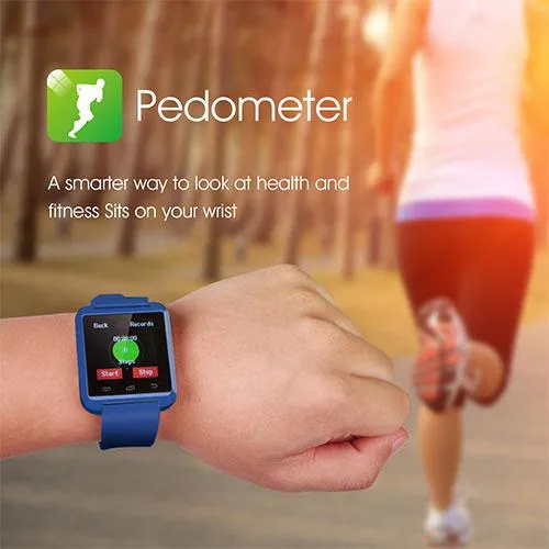 Smart Watch with Pedometer and Sleep Monitor