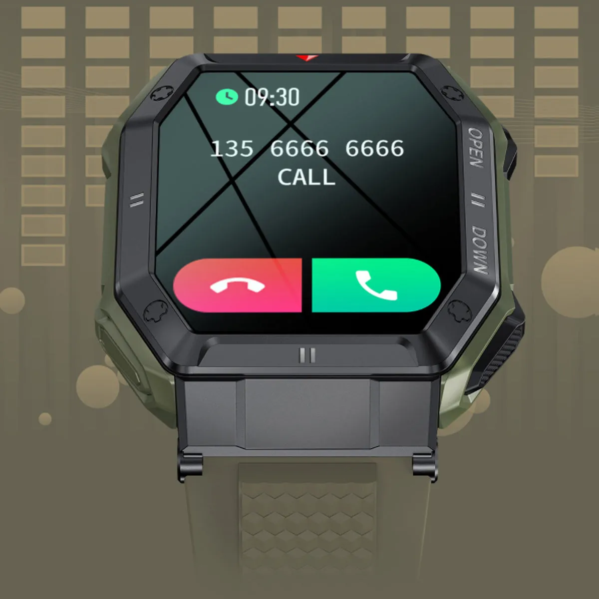 Smartex ST 47mm Rugged Waterproof Smart Watch