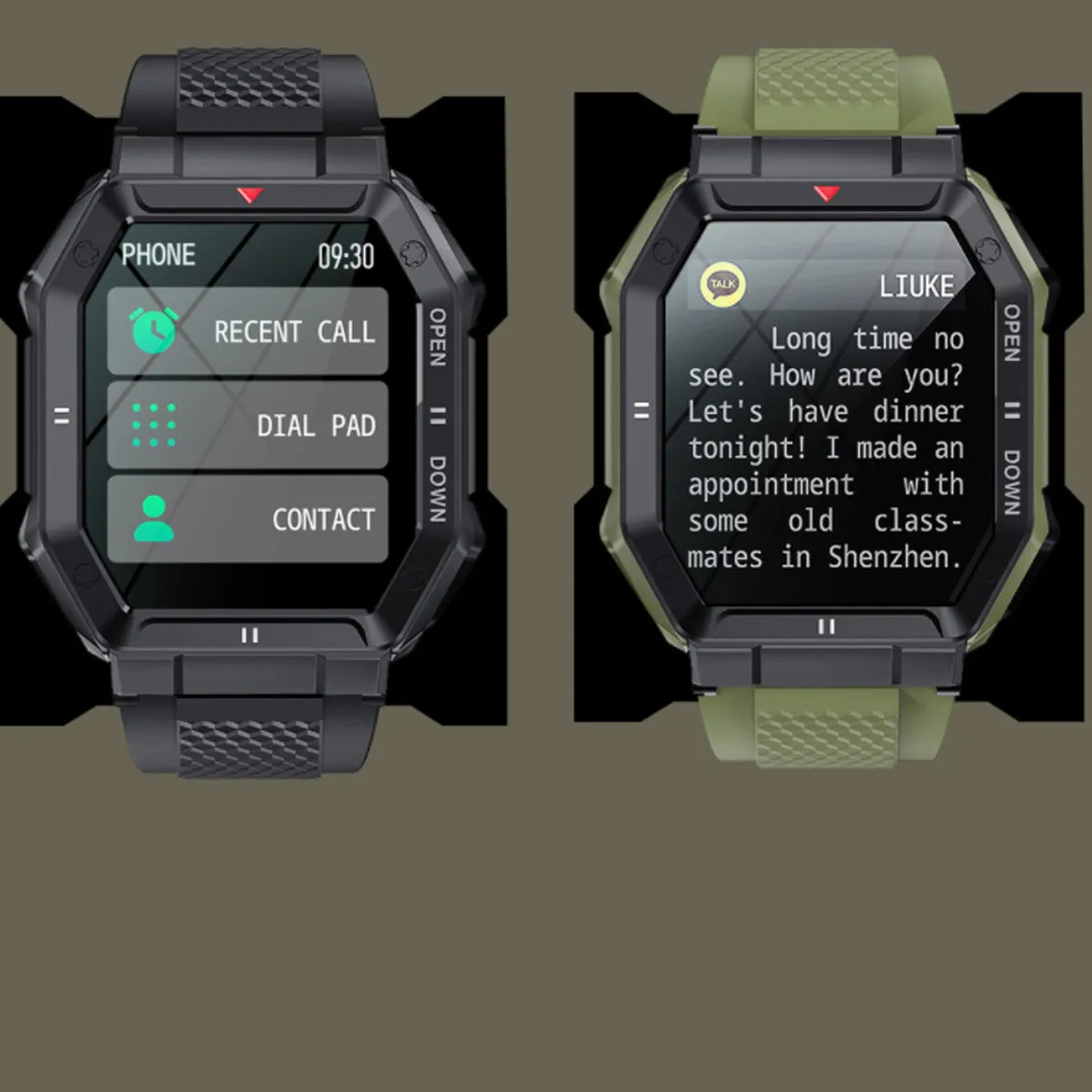 Smartex ST 47mm Rugged Waterproof Smart Watch