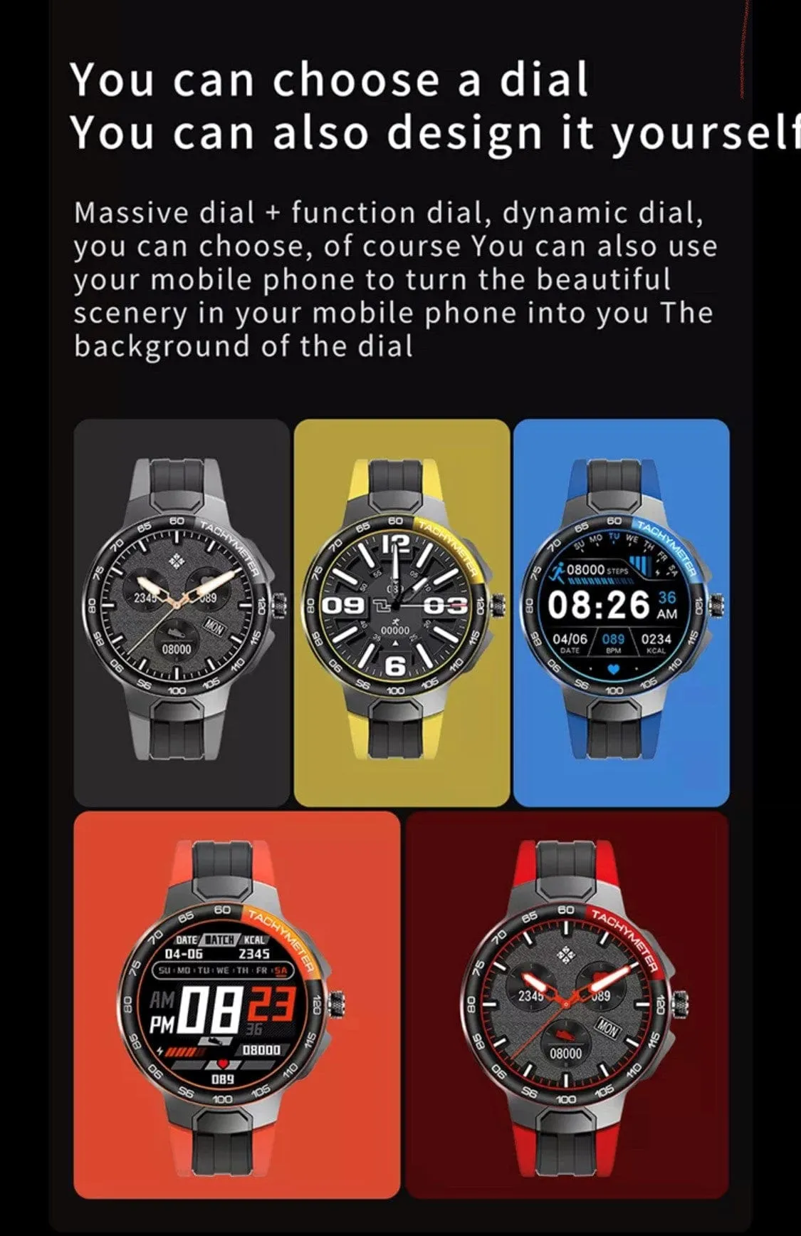 SMARTOBY  E15 Sport Orange- Extra Straps availible go to accessories