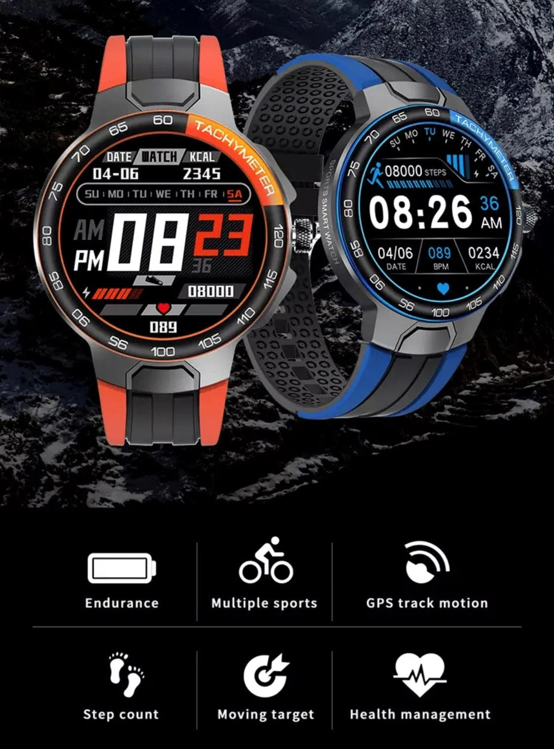 SMARTOBY  E15 Sport Red - Extra Straps availible go to accessories