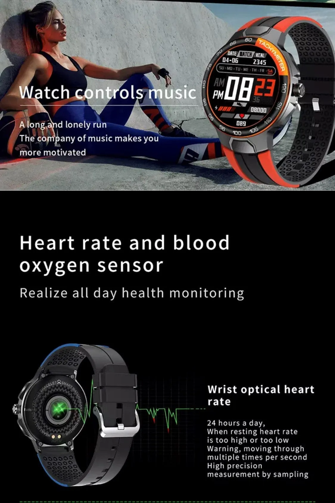 SMARTOBY  E15 Sport Red - Extra Straps availible go to accessories