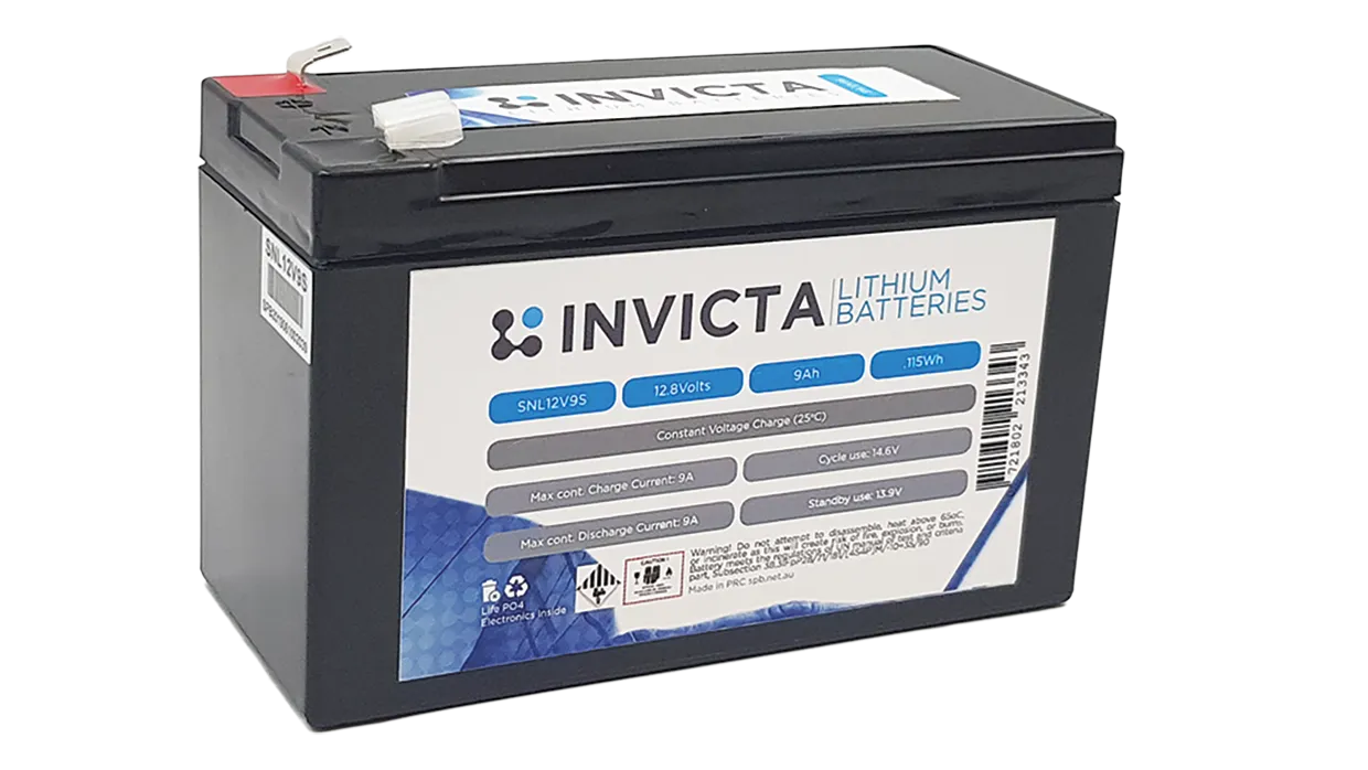 SNL12V9S Invicta Lithium