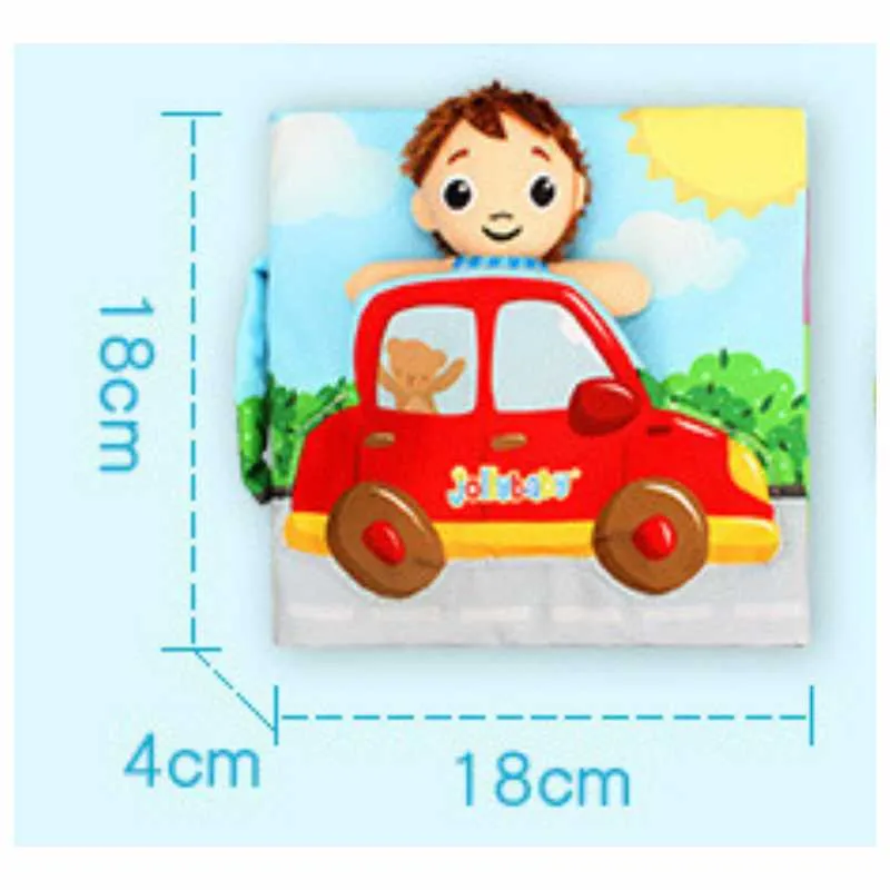 Soft Books Baby Learn Touch & Feel Crinkle