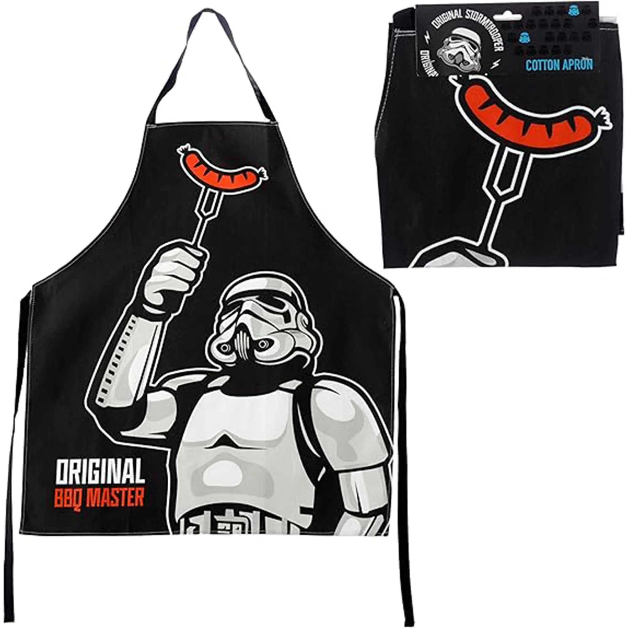 Stormtrooper Hot Dog BBQ Master Cotton Apron