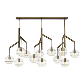 Tech 700SDNMPL3 Sedona Triple 12-lt 63" LED Chandelier