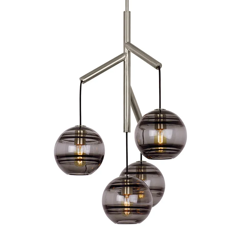 Tech 700SDNMPR1 Sedona Single 4-lt 25" LED Chandelier