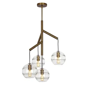 Tech 700SDNMPR1 Sedona Single 4-lt 25" LED Chandelier