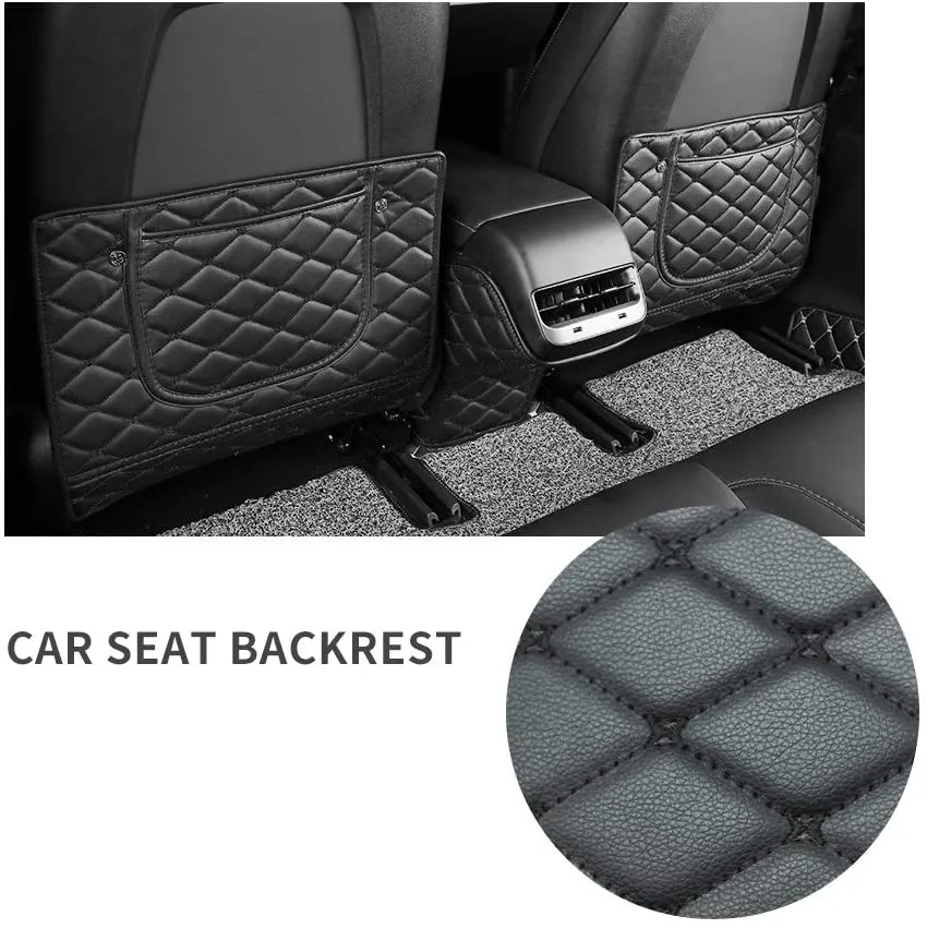 Tesla Model 3 & Y Seatback Child Kick Guards (3 Piece Set)