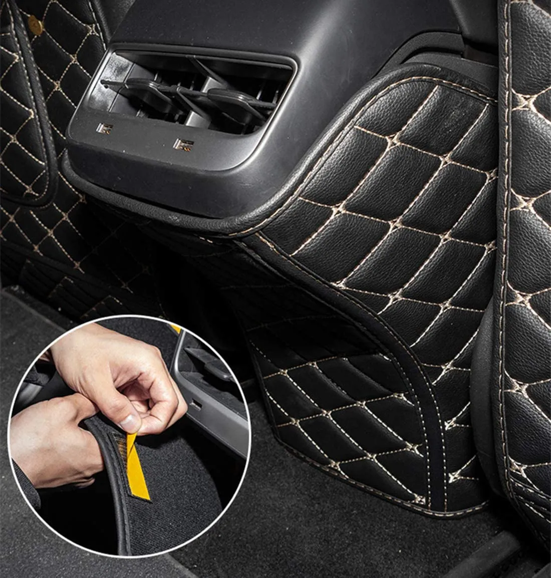 Tesla Model 3 & Y Seatback Child Kick Guards (3 Piece Set)