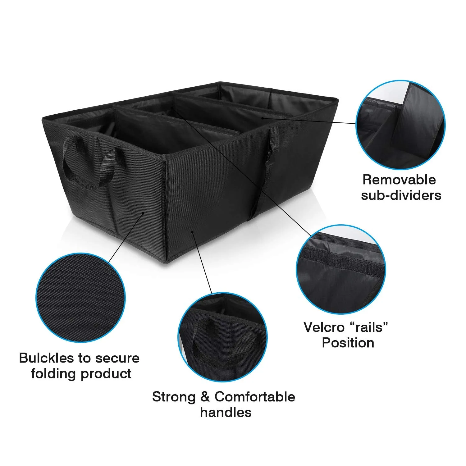 Tesla Model 3 & Y Sub Trunk Collapsible Organizer