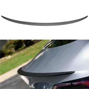 Tesla Model 3 Performance Tail Wing Rear Trunk Lid Carbon Fiber Spoiler