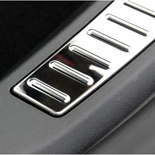 Tesla Model S Rear Trunk Bumper Chrome Sill Insert