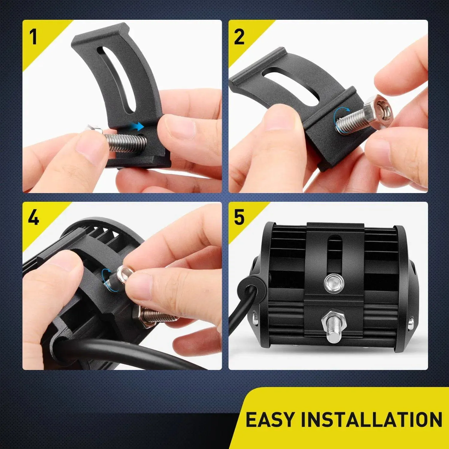 Universal Slide Base Mount Bracket (Pair)