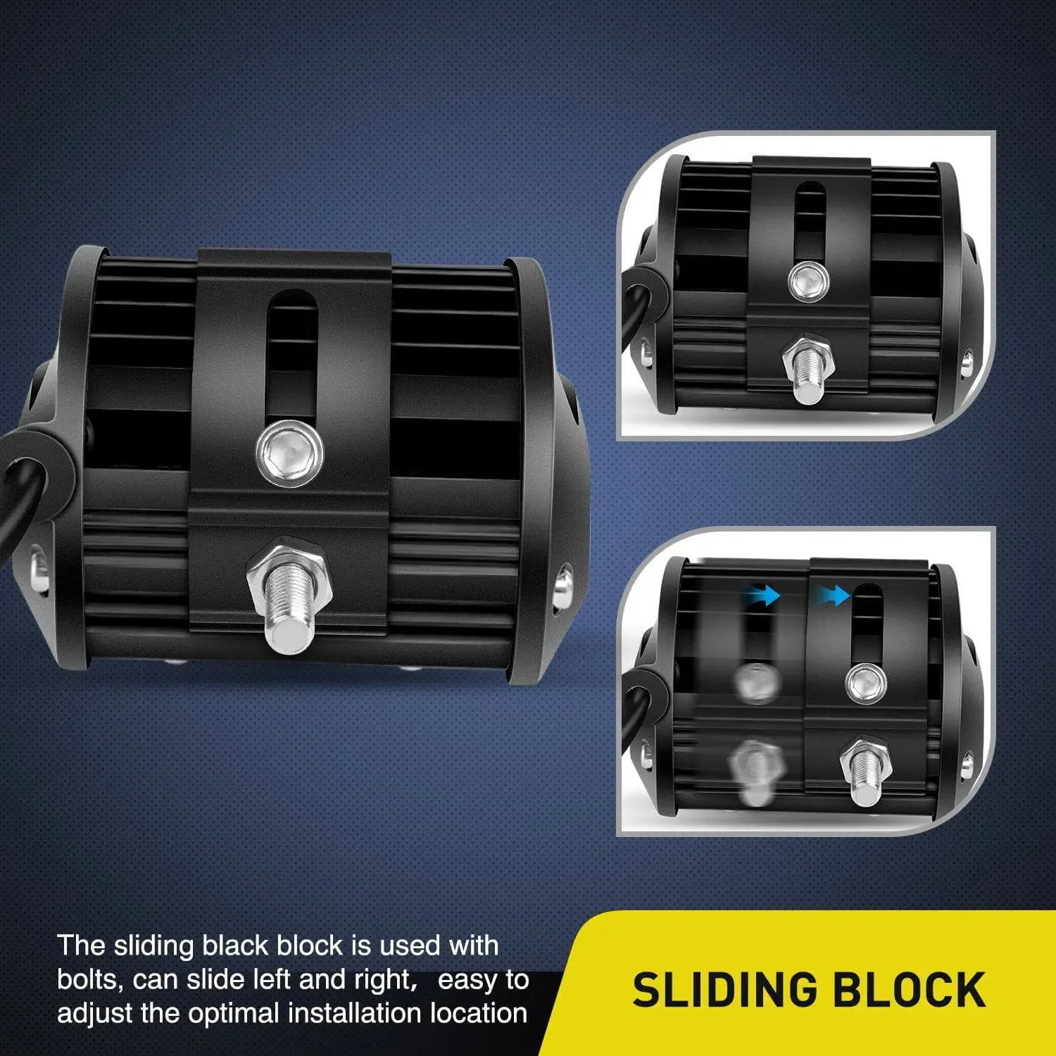 Universal Slide Base Mount Bracket (Pair)