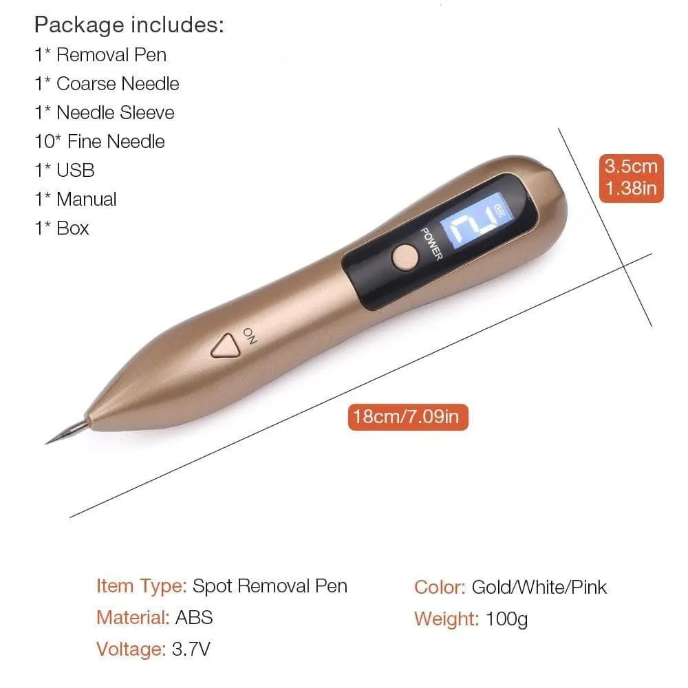 Upgraded 9 Level LCD Dark Spot, Tattoo Laser Remover
