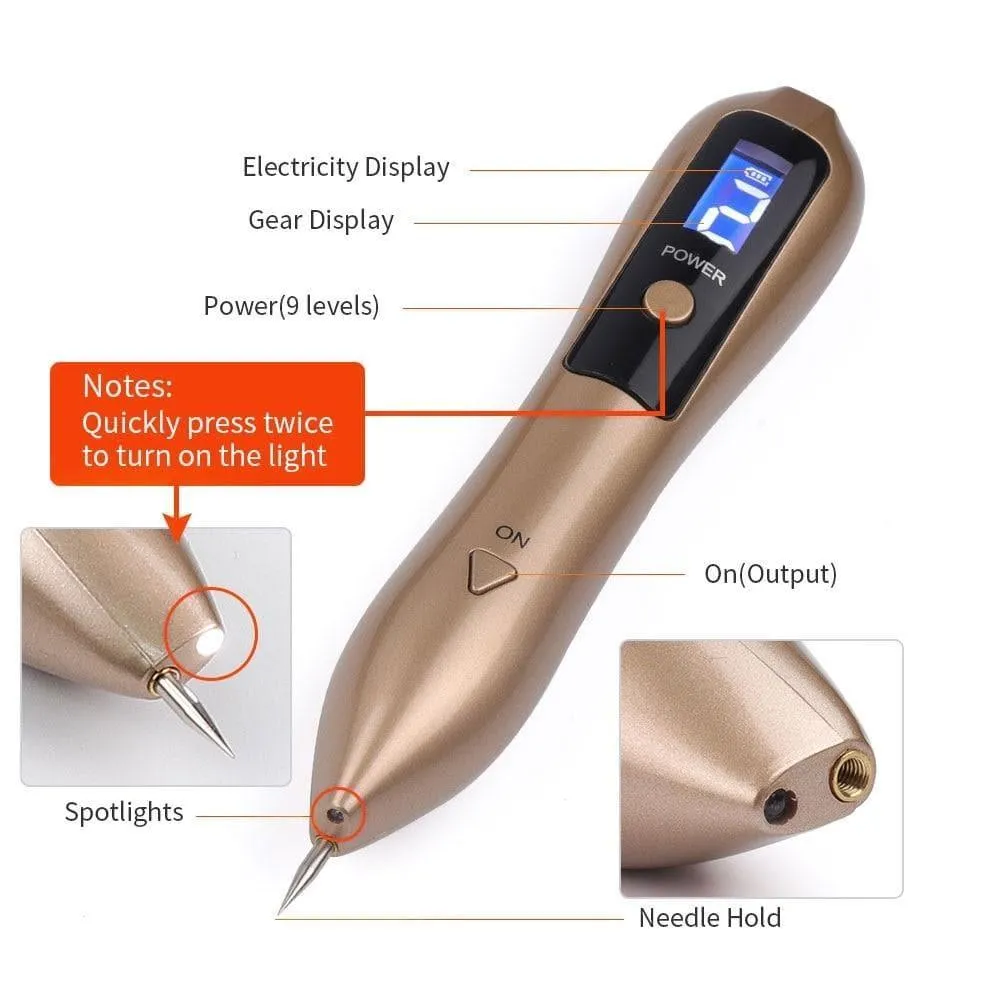 Upgraded 9 Level LCD Dark Spot, Tattoo Laser Remover