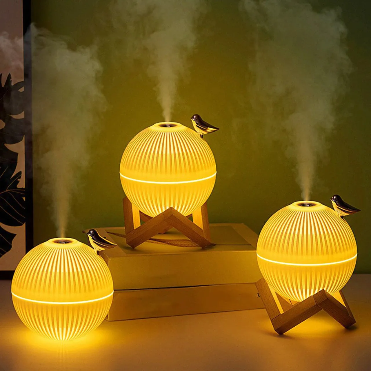 Usb Air Humidifier With Led Night Light