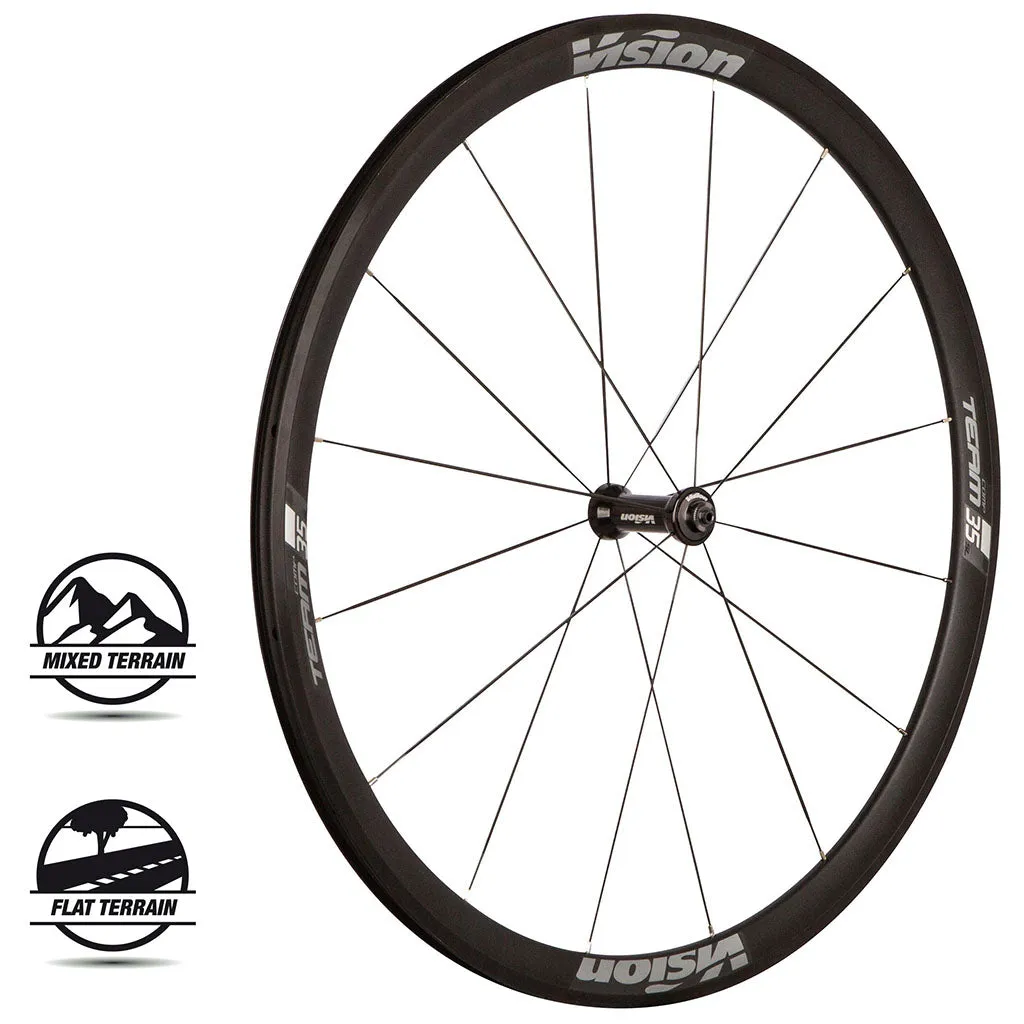 Vision Team Alloy Wheelset 35mm - Rim Brake