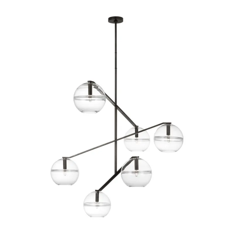 Visual Comfort SLCH354C Lowing 6-lt 59" LED Chandelier